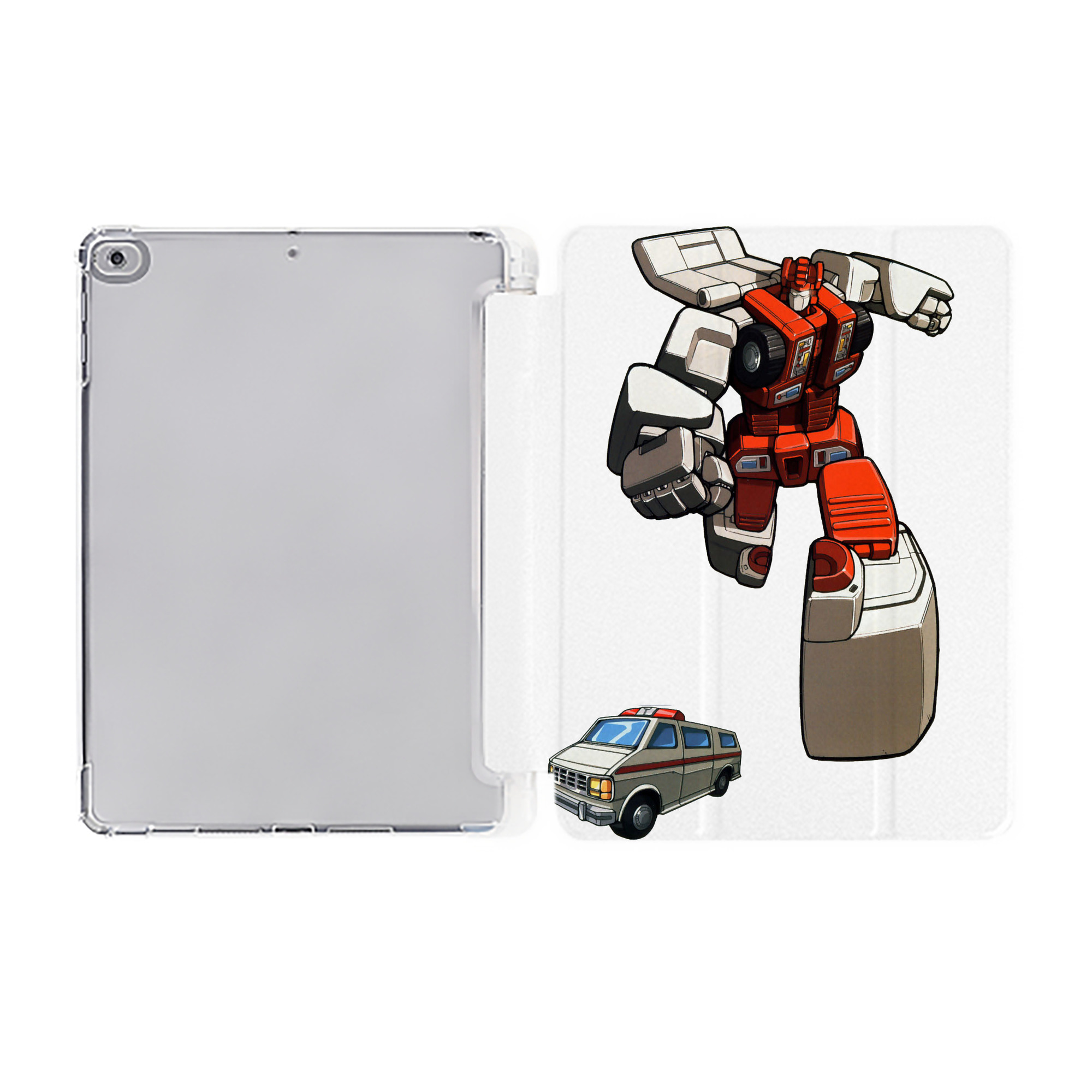 （画像用）  IPad ケース ペン収納付き 三つ折りスタンド PUレザー×シリコン 対応機種9.5/10.5/10.9インチ